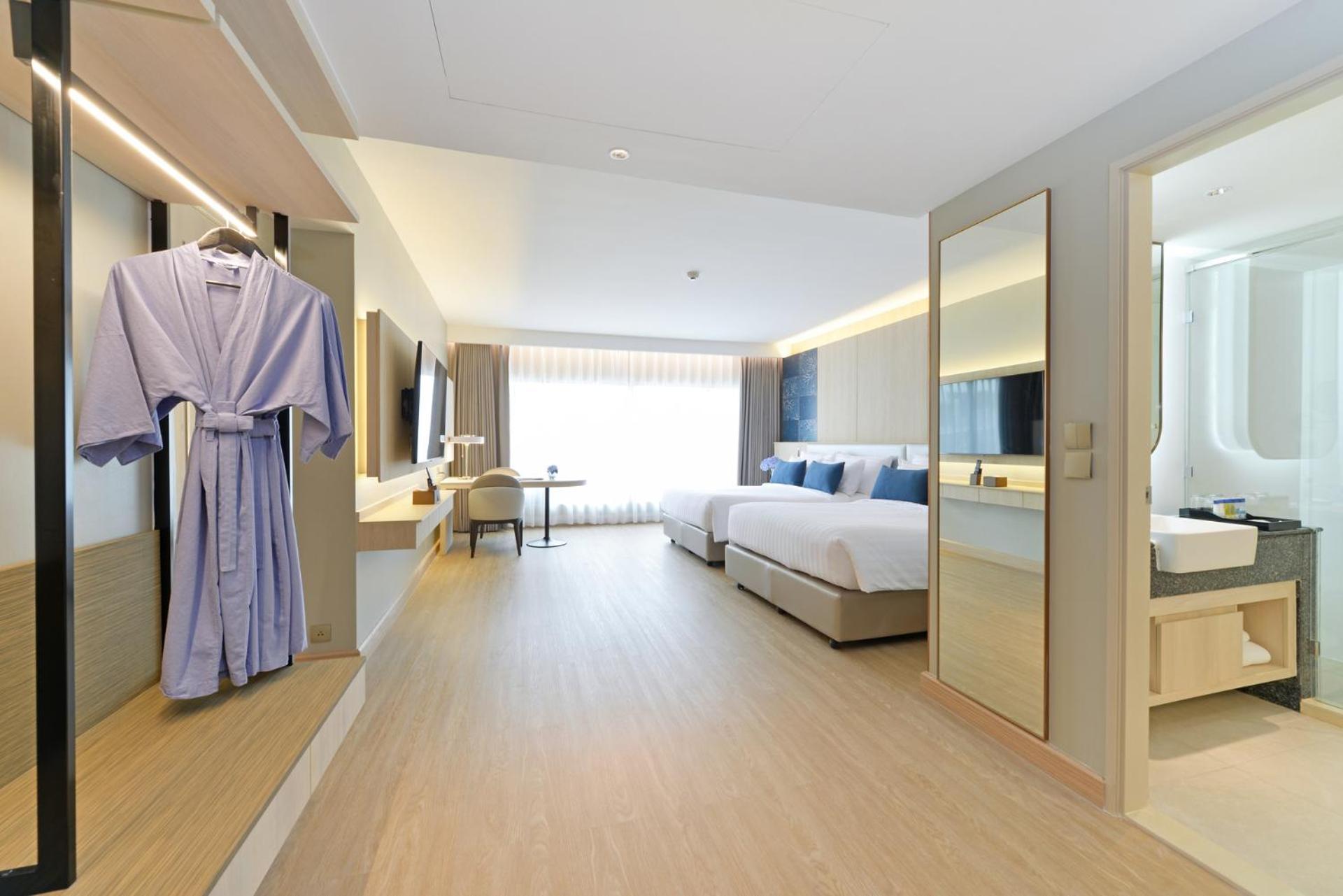 Grande Chambre Lits Jumeaux Communicante Deluxe (5 Personnes)