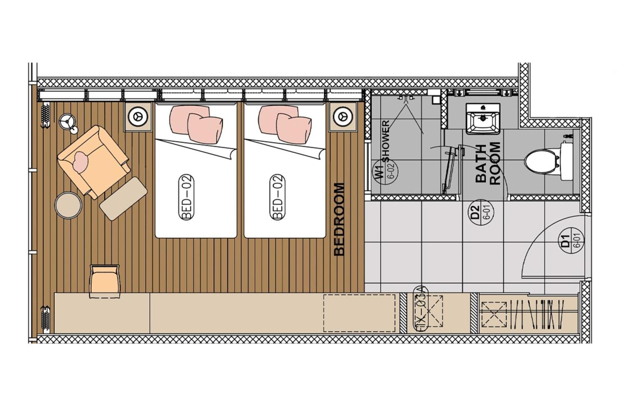 Quarto Twin Deluxe